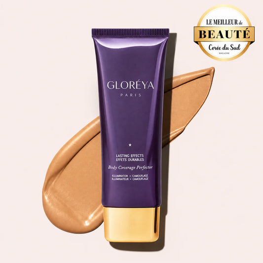 Correcteur de teint effet bronzant pour le corps + brosse OFFERTE
