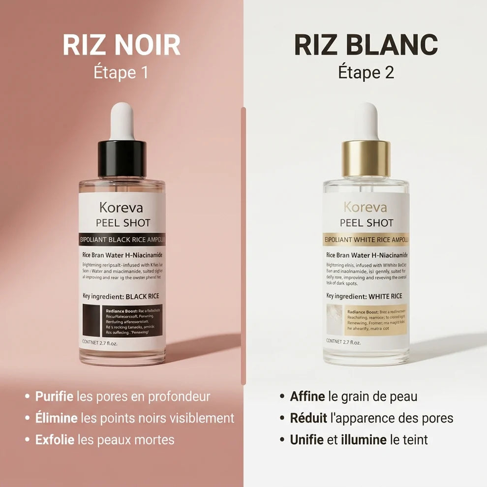 Exfoliant au riz coréen