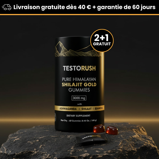 SKINOVA TESTORUSH | Votre boost quotidien de testostérone